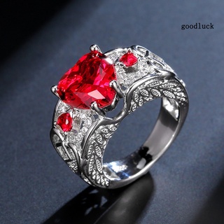 [jz]anillo en forma de corazón estilo europeo aleación romántica mujeres decoración de dedo para regalo de san valentín