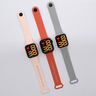 Reloj de pulsera electrónico Digital LED Digital deportivo jam Tangan Perempuan para hombres y mujeres (8)