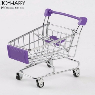 Disponible creativo supermercado Mini carrito de la compra carro de simulación de Metal juguete infantil (1)