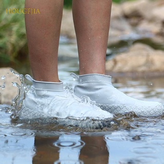 V6 Silicona Cubierta De Zapatos Reutilizable Impermeable Al Aire Libre Camping Antideslizante Goma Lluvia Bota Overshoes