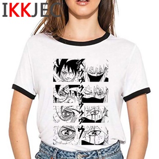Naruto Akatsuki Itachi Kakashi Uchihale Camiseta Mujer kawaii Impresión harajuku tumblr