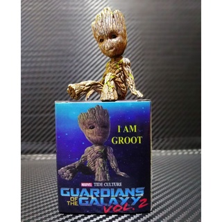 SAFEGUARD_CO Flower pot tree man bird nest tree man Groot doll hand-made villain decoration desktop ornaments ❤ (3)