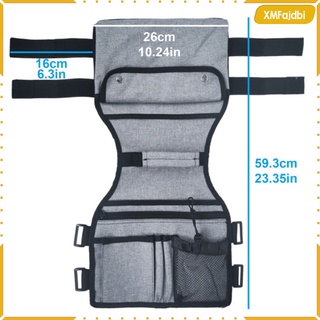 3 capas impermeable oxford tela walker silla de ruedas colgante bolsa lateral trasera