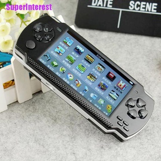SI X6 8G 32 Bit 4.3" PSP portátil consola de juegos de mano reproductor 10000 juegos mp4 +Cam