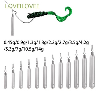 LOVEILOVEE 0.45g-14g Sinker High Quality Line Sinkers Fishing Tungsten fall Quick Release Casting New Weights Additional Weight Hook Connector