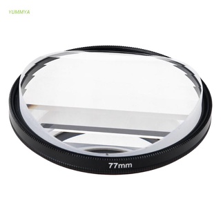 Yummya 77mm filtro de vidrio Prism cámara caleidoscopio número óptico fotografía (1)