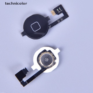 TCMY Nuevo Botón De Menú De Inicio Flex Cable Llave De Montaje Para iPhone 4 4G 4S Jelly