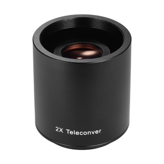 Andoer 2X Teleconverter Lens Manual Focus Converter Lens for 650-1300mm 500mm 420-800mm Camera T-mount Lenses