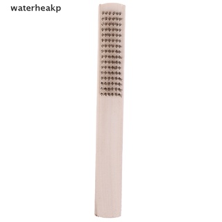 (waterheakp) alambre de cobre cerda de madera mango de madera rasguños cepillo 208 mm limpieza de metal en venta (9)