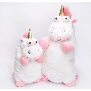 Moda lindo unicornio esponjoso peluche peluche suave unicornio peluche muñeca niña niño navidad cumpleaños