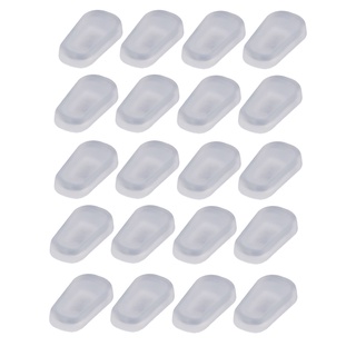 [nuevas llegadas] 10 pares de gafas de silicona suave gafas nariz almohadillas almohadillas nariz reemplazo l