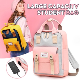2019 Fashion Backpack Women/Men School Bag Waterproof Travel Bag Large Capacity