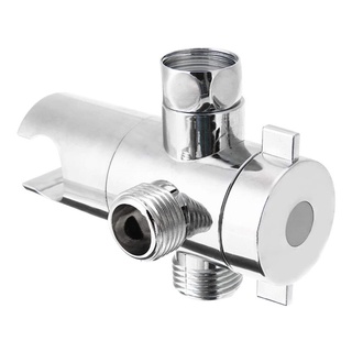 válvula de desviador de cabezal de ducha de 3 vías combo ducha spray brazo soporte fijador