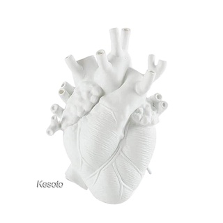 [KESOTO] Jarrón anatómico de corazón maceta maceta de escritorio decoración del hogar