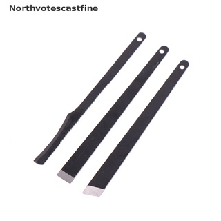 northvotescastfine 3 unids/set negro manicura pedicura herramientas dedo del pie cuchillo de uñas afeitadora cortador de uñas nvcf