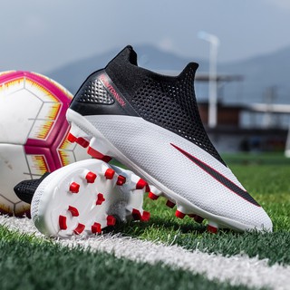 Botas de fútbol de punto de gama alta + zapatos de entrenamiento para hombres (1)