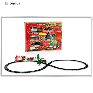 [ude] árbol de navidad tren conjunto polar juguete niño silbato eléctrico tren pistas pueblo xcv