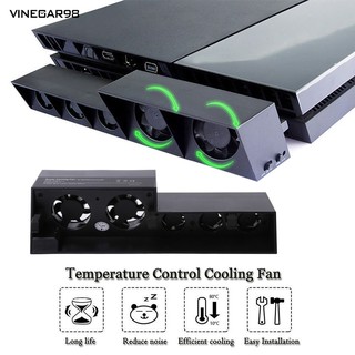 Vinagre Control de temperatura enfriador externo ventilador de enfriamiento accesorios de juego para consola PS4