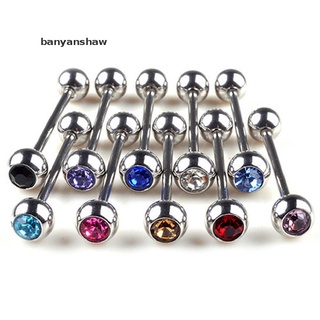 banyanshaw 5 pzs anillos con logotipo mixto/barras/barras de acero inoxidable