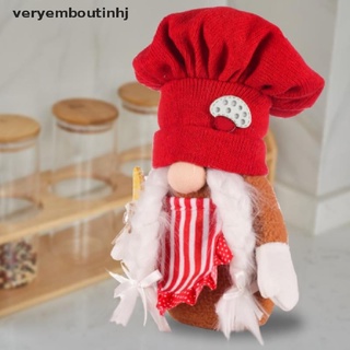(hotsale) moda navidad rojo de punto chef sombrero rudolph muñeca casa ventana decoración {bigsale}