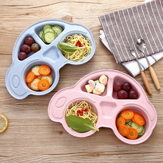 Disponible en inventario bebé cuencos plato vajilla niños recipiente de alimentos divisor platos bebé alimentos arco de alimentación