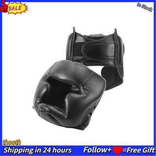Thooth - casco cerrado para la cabeza de boxeo, Sanda Muay Thai, equipo de protección para adultos y niños