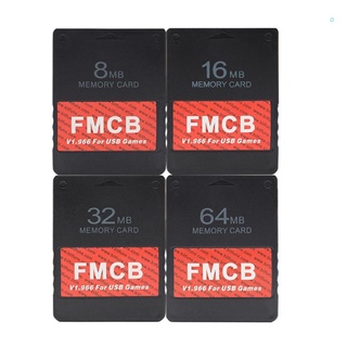 Tarjeta De memoria Fmcb V1.966 (8mb/16mb/32mb/64mb/64mb)/tarjeta De memoria Para Ps2 juegos Usb