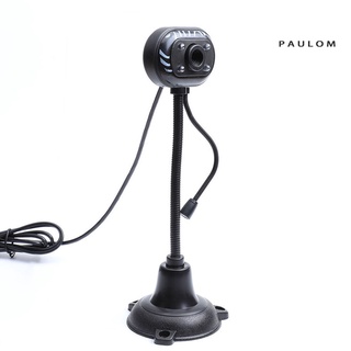 [Paulom] Home Webcam USB2.0 Night Vision Video Recording Camera with Mic for Laptop PC (5)