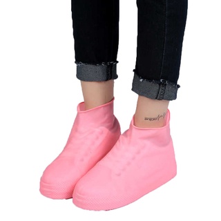 reutilizable látex impermeable zapatos de lluvia cubre antideslizante goma botas de lluvia