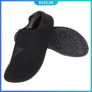 (berlin1) zapatos de agua para hombre aqua calcetines yoga ejercicio piscina playa danza natación slip