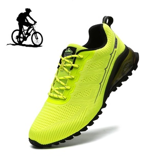 Transpirable MTB zapatos de ciclismo de los hombres Zapatillas de ciclismo Casual velocidad de carretera zapatos de bicicleta de carreras Zapatillas de deporte plana antideslizante zapatos de bicicleta krK0