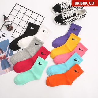 Promotion Calcetines deportivos Nike de alta calidad con colores del arcoíris Calcetines deportivos unisex briskk_co