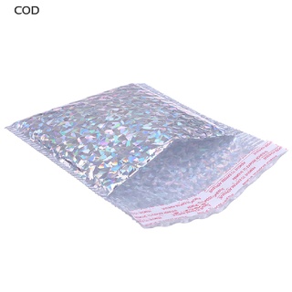 [cod] 10 bolsas de plata láser con relleno de burbujas, regalo, burbujas, bolsa de correo caliente (6)
