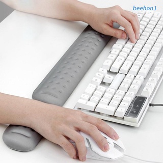 beehon1 almohadilla de teclado de espuma de memoria para muñeca, ratón, soporte para ratones, teclado para ordenador de escritorio, ordenador portátil, accesorios de piezas