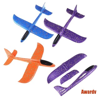 awardv 1Pc 48 cm de espuma de la mano tirar avión al aire libre lanzamiento planeador avión niños juguete regalo