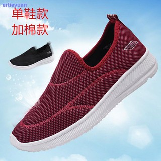 Otoño nuevo estilo viejo Beijing mujeres s zapatos casual zapatos de las mujeres s zapatos de tela plana zapatos de otoño de las mujeres zapatos de mediana edad antideslizante madre zapatos