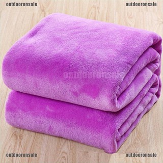 [al aire libre] nueva manta de lana de felpa Micro cálida/sólida/suave/Super suave/alfombra de sofá (5)