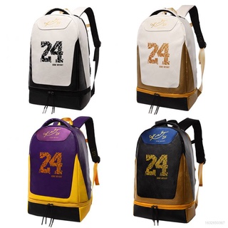 NBA Kobe Bryant signature commemorative men backpack multifunctional No.24 Basketball Package Ventilate High-capacity