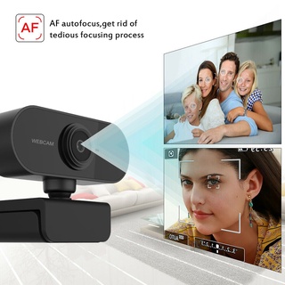 1080P Auto Focus Webcam Built-in Microphone High-end Video Call Camera Computer Peripherals Web Camera For PC Laptop C (2)