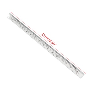 Regla recta De Acrílico De 0-15cm con regla recta Transparente De tres Lados (2)