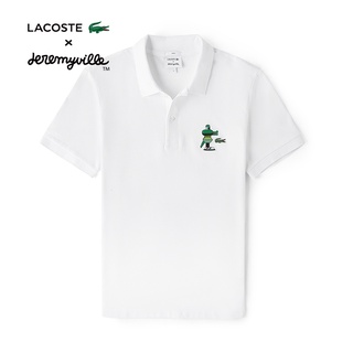 LACOSTE X Jeremyville artist co-branded POLO shirt with lapels and short sleeves for men and women |PH0409 (3)