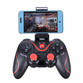 Controlador de Gamepad inalámbrico Bluetooth para Android TV Box Tablet PC con soporte