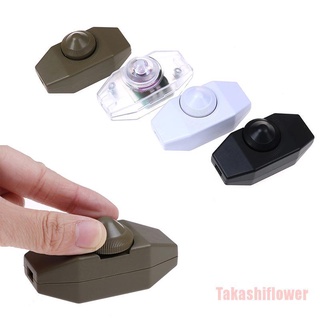 Takashiflower 904 AC 250V 2A botón manual lámpara de mesa de pie en línea 15-60W interruptor de dimmer
