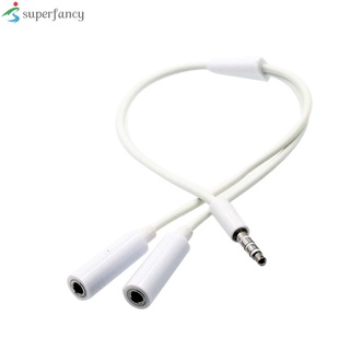 Adaptador Divisor De Auriculares Jack De 3.5 Mm 1 Macho A 2 Hembra Cable De Audio De Extensión Para iPhone 6s Plus Samsung S7