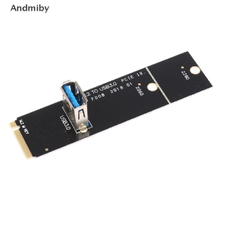 [Andmiby] NGFF M.2 To USB 3.0 Transfer PCI-E Riser Card Adapter For PC Mining Machine QMT