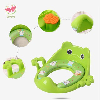 portátil niños orinal anillo forma de dibujos animados suave cojín de entrenamiento de bebé inodoro niños seguridad higiene toile (8)