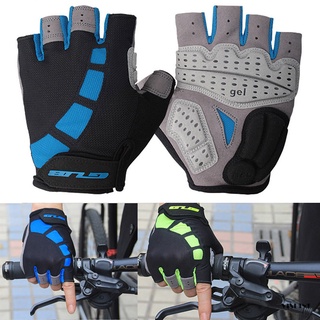 1 par de guantes de ciclismo de medio dedo transpirables guantes deportivos mtb montaña bicicleta de carretera guante