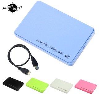 Sh 2.5 pulgadas SSD HDD carcasa externa USB 3.0 5Gbps caja de disco duro móvil (1)