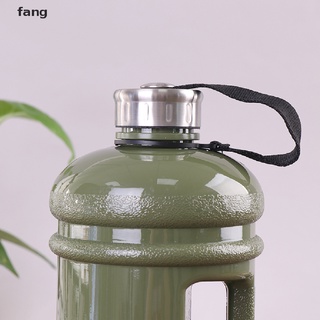 fang botella de agua capcity grande 2.2l shaker botella con mango fitness deportes botellas.