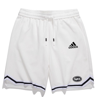 ! ¡Adidas! Trend Loose algodón puro lujoso pantalones cortos deportivos pantalones cortos de los hombres